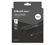 Qoltec Ładowarka sieciowa 90W GaN Fast SLIM 5-20V 4.5A USB-C 3.1 - 1330674 - zdjęcie 4